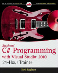 Free google book downloader Stephens' C# Programming with Visual Studio 2010 24-Hour Trainer 9780470596906 PDB RTF iBook in English by Rod Stephens