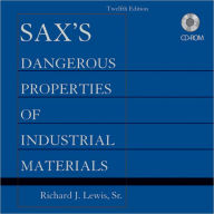 Title: Sax's Dangerous Properties of Industrial Materials, Set CD-ROM / Edition 12, Author: Richard J. Lewis Sr.