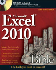 Title: Excel 2010 Bible, Author: John Walkenbach