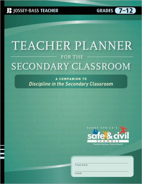 Teacher Planner for the Secondary Classroom: A Companion to Discipline in the Secondary Classroom / Edition 1