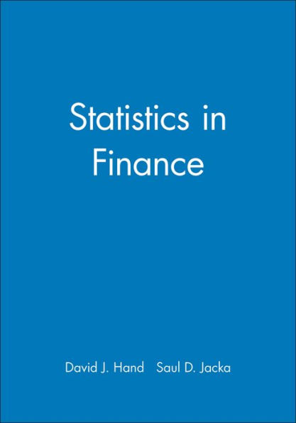 Statistics in Finance / Edition 1