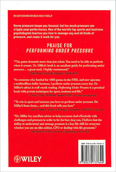 Performing Under Pressure: Gaining the Mental Edge in Business and Sport