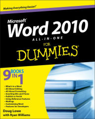 Title: Word 2010 All-in-One For Dummies, Author: Doug Lowe