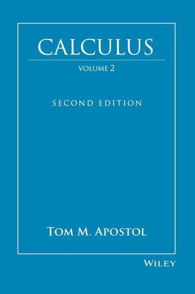 Calculus, Volume 2 / Edition 2