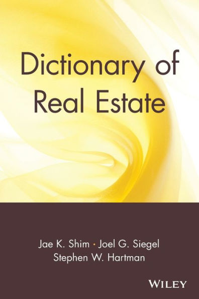 Dictionary of Real Estate