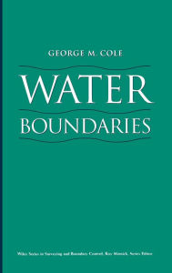 Title: Water Boundaries / Edition 1, Author: George M. Cole