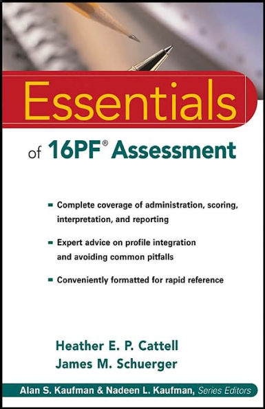 Essentials of 16PF Assessment / Edition 1