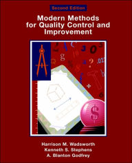 Title: Modern Methods For Quality Control and Improvement / Edition 2, Author: Harrison M. Wadsworth