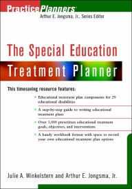 Title: The Special Education Treatment Planner / Edition 1, Author: Julie A. Winkelstern