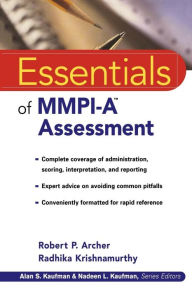 Essentials of MMPI-A Assessment