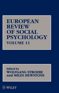 Title: European Review of Social Psychology, Volume 11 / Edition 1, Author: Wolfgang Stroebe