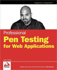 Title: Professional Pen Testing for Web Applications, Author: Andres Andreu
