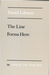 Title: The Line Forms Here, Author: David Lehman
