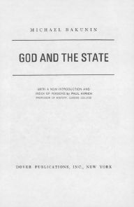 Title: God and the State, Author: Michael Bakunin