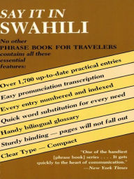 Title: Say It in Swahili, Author: Dover