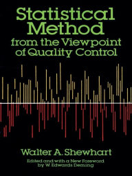 Title: Statistical Method from the Viewpoint of Quality Control, Author: Walter A. Shewhart