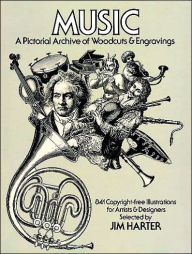 Pdf books downloads free Music - A Pictorial Archive of Woodcuts and Engravings: 841 Copyright-Free Illustrations for Artists and Designers