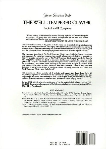 The Well-Tempered Clavier: Books I and II, Complete