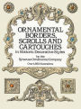 Ornamental Borders, Scrolls and Cartouches in Historic Decorative Styles