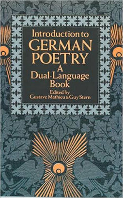 Introduction To German Poetry A Dual Language Bookpaperback - 