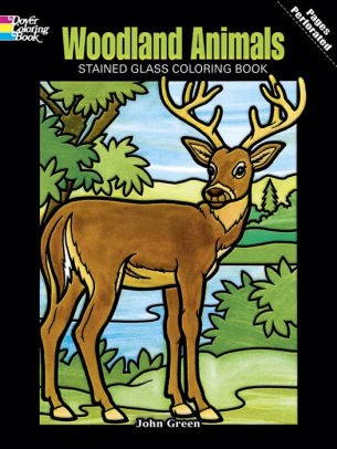 Download Woodland Animals Stained Glass Coloring Book By John Green Paperback Barnes Noble