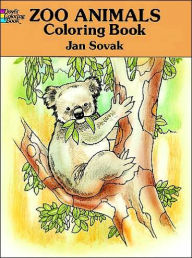 Title: Zoo Animals Coloring Book, Author: Jan Sovak