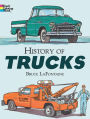 History of Trucks Coloring Book