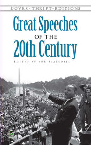 Title: Great Speeches of the 20th Century, Author: Bob Blaisdell