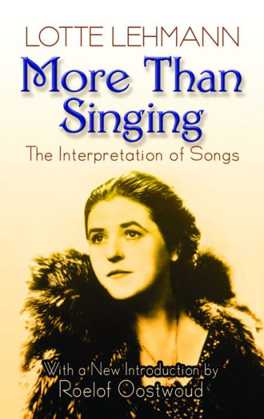 More Than Singing: The Interpretation of Songs