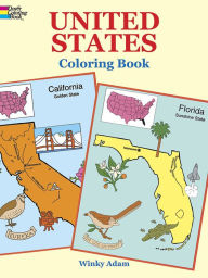 Title: United States Coloring Book, Author: Winky Adam