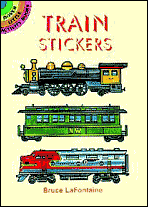 Title: Train Stickers, Author: Bruce LaFontaine