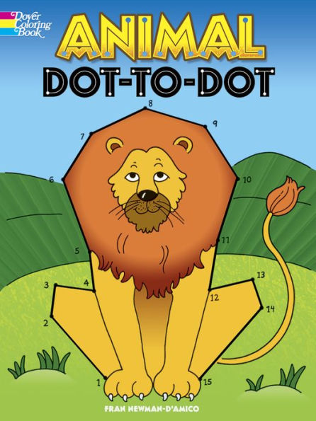 Animal Dot-to-Dot Coloring Book