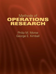 Title: Methods of Operations Research, Author: Philip M. Morse