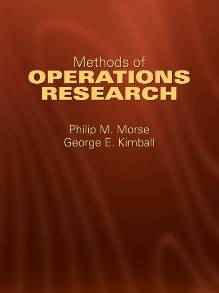 Methods of Operations Research