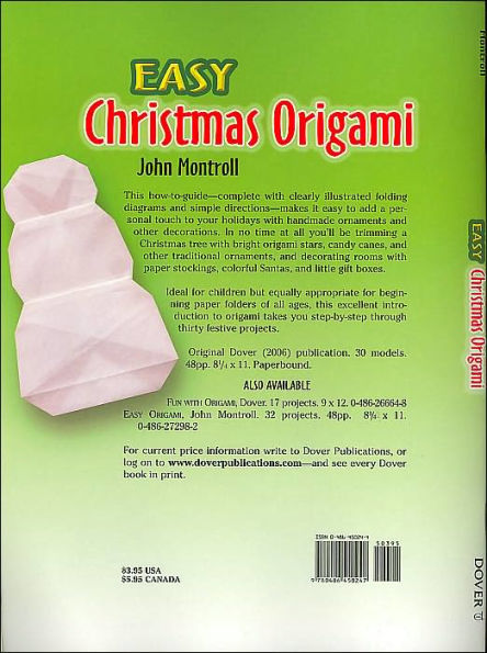 Easy Christmas Origami