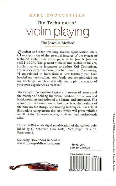 The Technique of Violin Playing: The Joachim Method