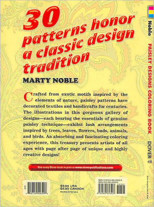 Download Paisley Designs Coloring Book By Marty Noble Paperback Barnes Noble