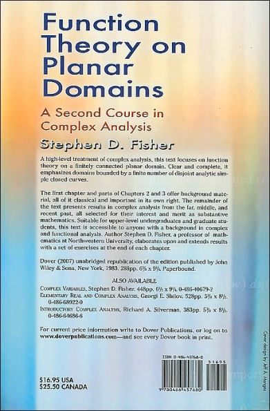 Function Theory on Planar Domains: A Second Course in Complex Analysis