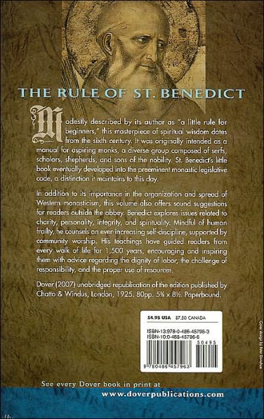 The Rule of St. Benedict