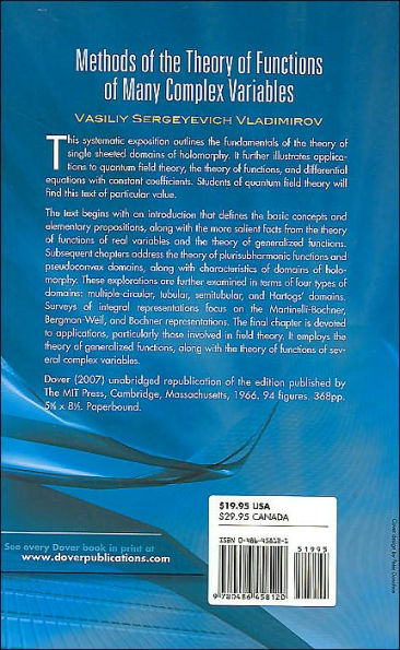 Methods of the Theory of Functions of Many Complex Variables