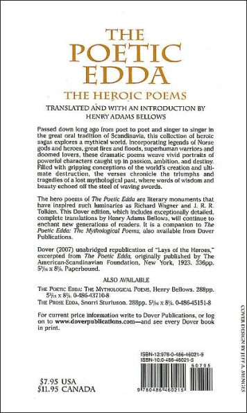 The Poetic Edda: Heroic Poems