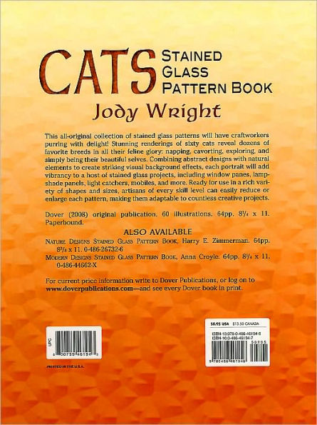 Cats Stained Glass Pattern Book