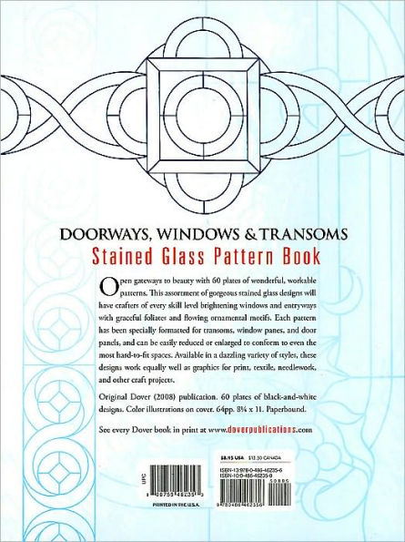 Doorways, Windows & Transoms Stained Glass Pattern Book