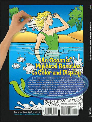 620+ Mermaid Stained Glass Coloring Book Free