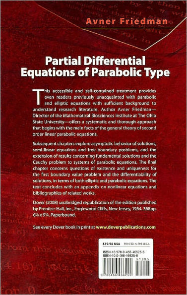 Partial Differential Equations of Parabolic Type