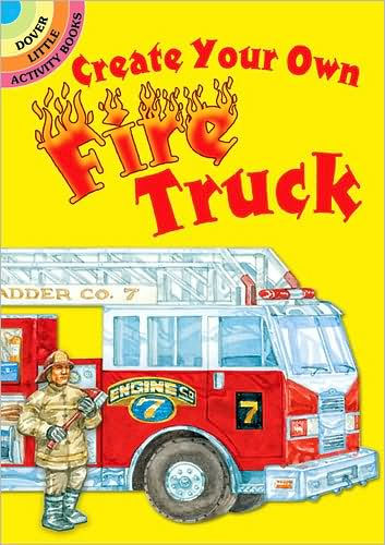 Create Your Own Fire Truck Sticker Activity Book