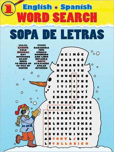 English-Spanish Word Search/Sopa de Letras #1