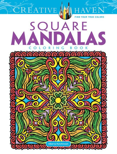 Creative Haven Square Mandalas Coloring Book