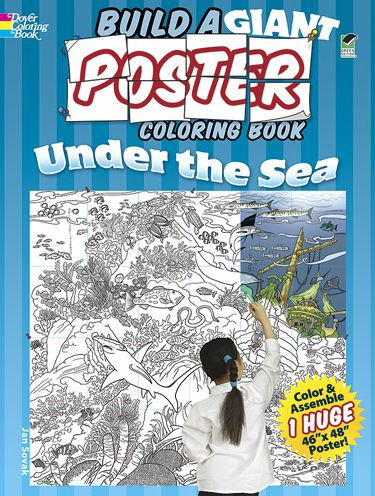 Build a Giant Poster Coloring Book -- Under the Sea