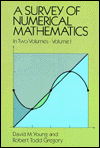 A Survey of Numerical Mathematics, Volume I